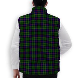 ScotsTee Shop Scottish Forsyth Modern Premium Tartan Puffer Vest Winter White Duck Down Vest Sleeveless