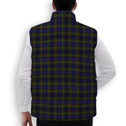 ScotsTee Shop Scottish Gillies 1 Premium Tartan Puffer Vest Winter White Duck Down Vest Sleeveless