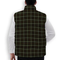 ScotsTee Shop Scottish Forbes of Druminnor Premium Tartan Puffer Vest Winter White Duck Down Vest Sleeveless