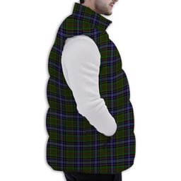 ScotsTee Shop Scottish Drennan Premium Tartan Puffer Vest Winter White Duck Down Vest Sleeveless
