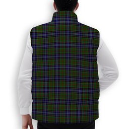 ScotsTee Shop Scottish Drennan Premium Tartan Puffer Vest Winter White Duck Down Vest Sleeveless