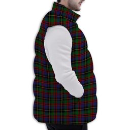 ScotsTee Shop Scottish Deas Premium Tartan Puffer Vest Winter White Duck Down Vest Sleeveless