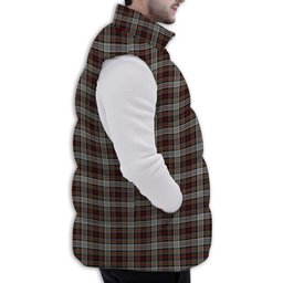 ScotsTee Shop Scottish Douglas Ancient Dress WCWM Premium Tartan Puffer Vest Winter White Duck Down Vest Sleeveless