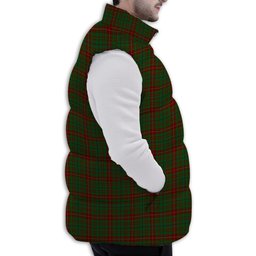 ScotsTee Shop Scottish Fulton Premium Tartan Puffer Vest Winter White Duck Down Vest Sleeveless