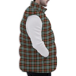 ScotsTee Shop Scottish Dundee 2003 Ancient Clan Premium Tartan Puffer Vest Winter White Duck Down Vest Sleeveless