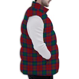 ScotsTee Shop Scottish Fotheringhame Premium Tartan Puffer Vest Winter White Duck Down Vest Sleeveless