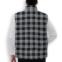 ScotsTee Shop Scottish Forbes Dress Originaux Premium Tartan Puffer Vest Winter White Duck Down Vest Sleeveless