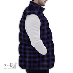ScotsTee Shop Scottish Dunlop Premium Tartan Puffer Vest Winter White Duck Down Vest Sleeveless