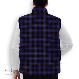 ScotsTee Shop Scottish Dunlop Premium Tartan Puffer Vest Winter White Duck Down Vest Sleeveless