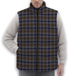 ScotsTee Shop Scottish Gayre Hunting Premium Tartan Puffer Vest Winter White Duck Down Vest Sleeveless