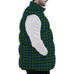 ScotsTee Shop Scottish Dundas Ancient Premium Tartan Puffer Vest Winter White Duck Down Vest Sleeveless
