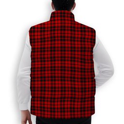 ScotsTee Shop Scottish Hogg Premium Tartan Puffer Vest Winter White Duck Down Vest Sleeveless