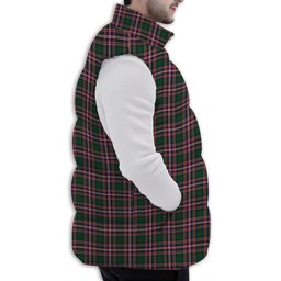 ScotsTee Shop Scottish McFarland Hunting Modern Premium Tartan Puffer Vest Winter White Duck Down Vest Sleeveless