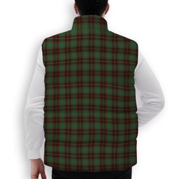 ScotsTee Shop Scottish McPhee Hunting Modern Premium Tartan Puffer Vest Winter White Duck Down Vest Sleeveless