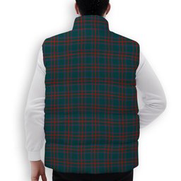 ScotsTee Shop Scottish Shaw of Tordarroch Hunting Modern Premium Tartan Puffer Vest Winter White Duck Down Vest Sleeveless