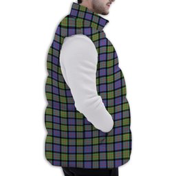 ScotsTee Shop Scottish McDonald Ancient Premium Tartan Puffer Vest Winter White Duck Down Vest Sleeveless