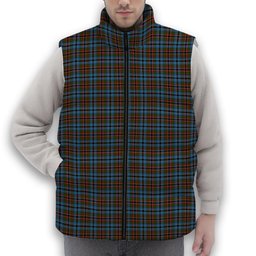 ScotsTee Shop Scottish Soutar Premium Tartan Puffer Vest Winter White Duck Down Vest Sleeveless