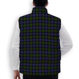 ScotsTee Shop Scottish MacCaskill Premium Tartan Puffer Vest Winter White Duck Down Vest Sleeveless