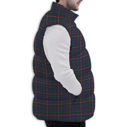 ScotsTee Shop Scottish Hyndman Premium Tartan Puffer Vest Winter White Duck Down Vest Sleeveless