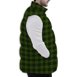 ScotsTee Shop Scottish Tomass Premium Tartan Puffer Vest Winter White Duck Down Vest Sleeveless