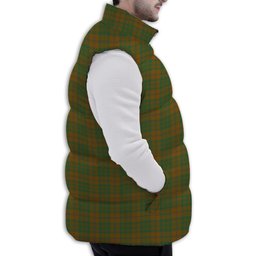 ScotsTee Shop Scottish McAlister of Glenbarr Hunting Modern Premium Tartan Puffer Vest Winter White Duck Down Vest Sleeveless