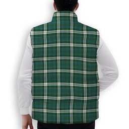ScotsTee Shop Scottish McInnes Dress Ancient Premium Tartan Puffer Vest Winter White Duck Down Vest Sleeveless
