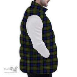 ScotsTee Shop Scottish MacLaren Modern Premium Tartan Puffer Vest Winter White Duck Down Vest Sleeveless