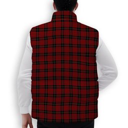 ScotsTee Shop Scottish MacSwan Premium Tartan Puffer Vest Winter White Duck Down Vest Sleeveless