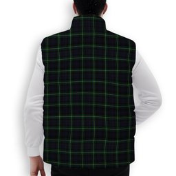ScotsTee Shop Scottish Gordon Old Premium Tartan Puffer Vest Winter White Duck Down Vest Sleeveless