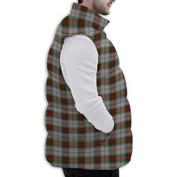ScotsTee Shop Scottish Stewart Royal VS Premium Tartan Puffer Vest Winter White Duck Down Vest Sleeveless