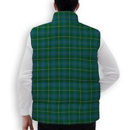 ScotsTee Shop Scottish Hay Hunting Premium Tartan Puffer Vest Winter White Duck Down Vest Sleeveless