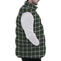 ScotsTee Shop Scottish MacLaren Dress Premium Tartan Puffer Vest Winter White Duck Down Vest Sleeveless