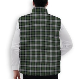 ScotsTee Shop Scottish MacLaren Dress Premium Tartan Puffer Vest Winter White Duck Down Vest Sleeveless