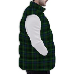 ScotsTee Shop Scottish Stewart Hunting Modern Premium Tartan Puffer Vest Winter White Duck Down Vest Sleeveless
