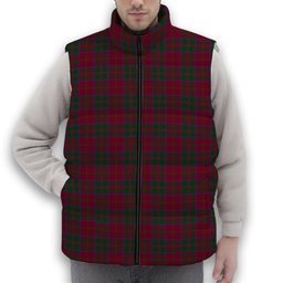 ScotsTee Shop Scottish MacDougall 1880 2 Premium Tartan Puffer Vest Winter White Duck Down Vest Sleeveless