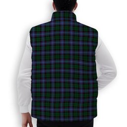 ScotsTee Shop Scottish Russell Premium Tartan Puffer Vest Winter White Duck Down Vest Sleeveless
