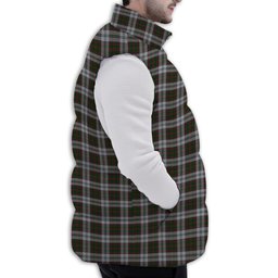 ScotsTee Shop Scottish Stewart of Appin Dress 1 Premium Tartan Puffer Vest Winter White Duck Down Vest Sleeveless