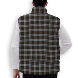 ScotsTee Shop Scottish Stewart of Appin Dress 1 Premium Tartan Puffer Vest Winter White Duck Down Vest Sleeveless