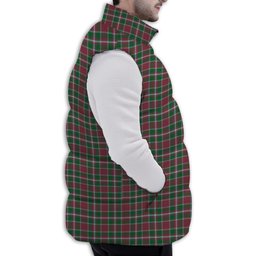 ScotsTee Shop Scottish Spens Ancient Premium Tartan Puffer Vest Winter White Duck Down Vest Sleeveless