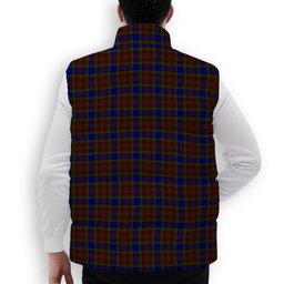 ScotsTee Shop Scottish Highfield Premium Tartan Puffer Vest Winter White Duck Down Vest Sleeveless