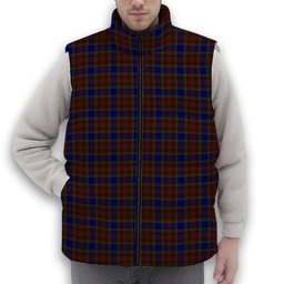 ScotsTee Shop Scottish Highfield Premium Tartan Puffer Vest Winter White Duck Down Vest Sleeveless