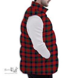 ScotsTee Shop Scottish McDuff Modern Premium Tartan Puffer Vest Winter White Duck Down Vest Sleeveless