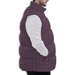 ScotsTee Shop Scottish Ohio District Premium Tartan Puffer Vest Winter White Duck Down Vest Sleeveless