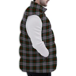 ScotsTee Shop Scottish McDuff Dress Premium Tartan Puffer Vest Winter White Duck Down Vest Sleeveless