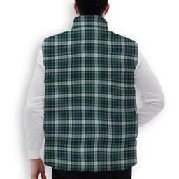 ScotsTee Shop Scottish MacKenzie Dress Ancient Premium Tartan Puffer Vest Winter White Duck Down Vest Sleeveless