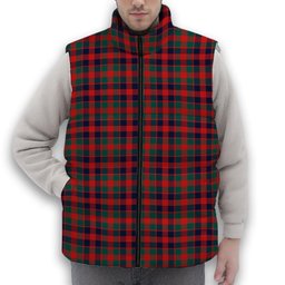 ScotsTee Shop Scottish McGowan Modern Premium Tartan Puffer Vest Winter White Duck Down Vest Sleeveless
