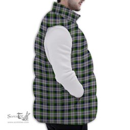 ScotsTee Shop Scottish MacNaughton Dress Premium Tartan Puffer Vest Winter White Duck Down Vest Sleeveless