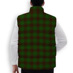 ScotsTee Shop Scottish McAlister of Glenbarr Hunting Premium Tartan Puffer Vest Winter White Duck Down Vest Sleeveless