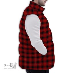 ScotsTee Shop Scottish McIver Premium Tartan Puffer Vest Winter White Duck Down Vest Sleeveless