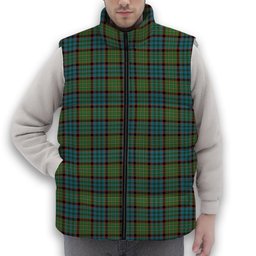 ScotsTee Shop Scottish McNicol Hunting Ancient Premium Tartan Puffer Vest Winter White Duck Down Vest Sleeveless